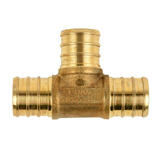 Lead Free Brass Pex Tee Crimp Fittings 3/4" X 3/4" X 3/4" Barb - StreamWay