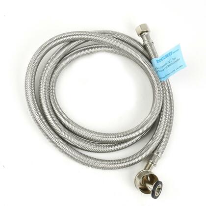 L-Type Flexible Stainless Steel Hose Dishwasher Connector 3/8 IN Compression, 72 Inch - StreamWay