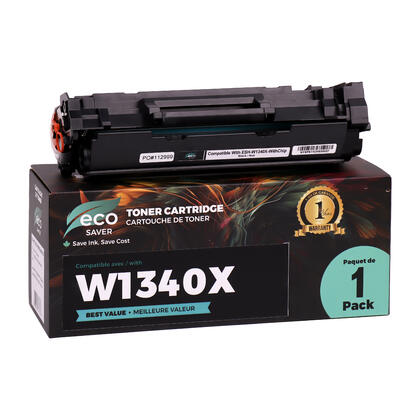 Compatible HP 134X W1340X Black Toner Cartridge High Yield - With Chip - EcoSaver