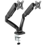 No Brand Cab MT 563 BK Monitor Desk Mounts Desktop Display Mount Full Motion Dual Screen VESA 100x100 13 27 inch