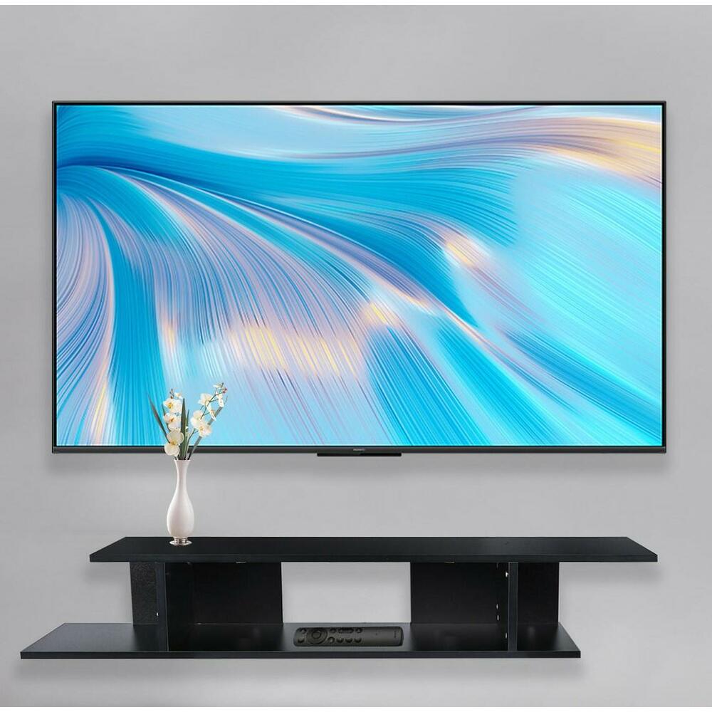 Wall Mounted Media Console Floating TV Stand Component Shelf - PrimeCables®