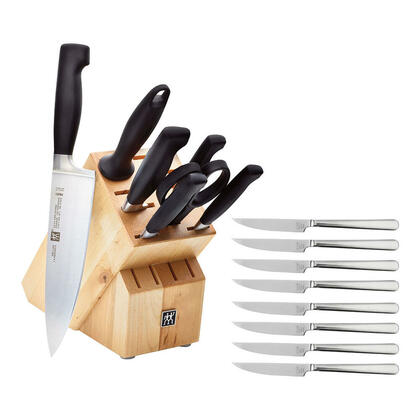 Four Star 8-Piece Block Set with Bonus Steak Knife Set - ZWILLING
