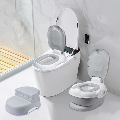 Multi-Stage 3-in-1 Potty Seat, Potty Chair, Trainer Ring and Step Stool - LIVINGbasics®