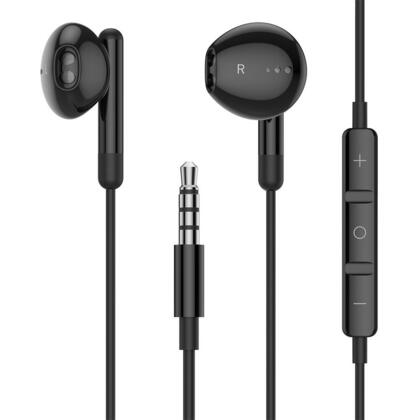 Écouteurs intra-auriculaires 3,5 mm avec microphone intégré et contrôle du volume - PrimeCables®