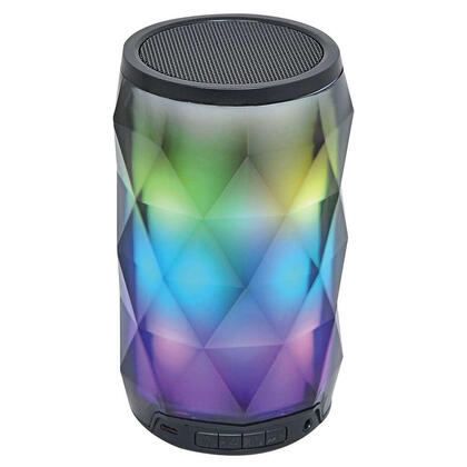 Portable Bluetooth Diamond Speaker with Color-Changing Lights & Touch Control - SYLVANIA