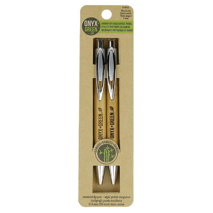 Onyx & Green® Eco-Friendly Mechanical Pen & Pencil Set Made from Bamboo