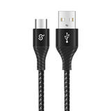 7d213 PrimeCables PC Cab CPJAC 006BK USB Type C Cables USB A to USB C Charging Cable Black Nylon Braided 4ft PrimeCables 