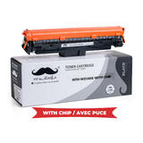 ca71f Moustache 126A CE310A BK LaserJet Pro CP1025nw Compatible HP 126A CE310A Black Toner Cartridge Moustache 1