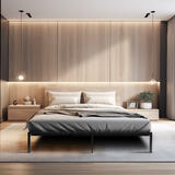Full Bed Frame Without Headboard - 14.25" Height, No Box Spring Needed - Enduran™