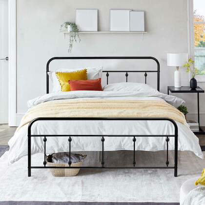 Twin Size Heavy Duty Metal Platform Bed Frame Slat Support with Headboard and Footboard - Enduran™