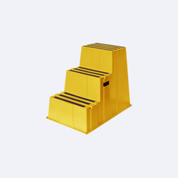 medium plus 8eab5 No Brand Cab ST003 Y Protective Equipment Polyethylene Step Stool 3 Steps Yellow