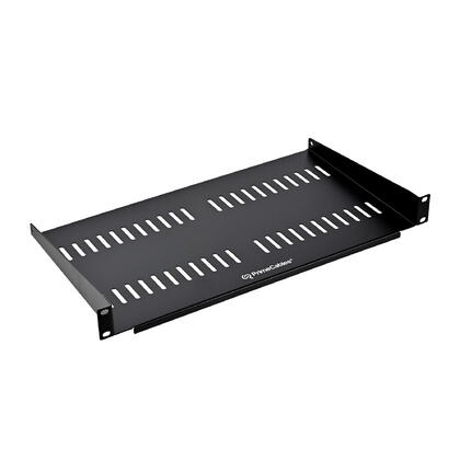 Universal Vented 1U Server Rack Shelf for 19" Network Equipment Rack & Cabinet, 10" Deep