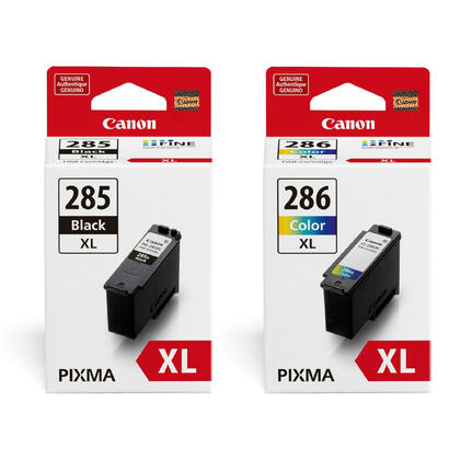 Canon PG-285XL CL-286XL cartouche d'encre originale noire et couleur combo (6196C001 6216C001)