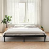 Queen Size Bed Frame, Strong Metal Slats, No Box Spring - Enduran™