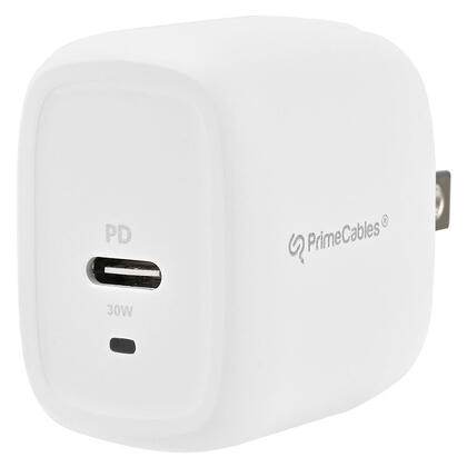 30W PD Super Fast Charging Block Type-C Wall Adapter with Foldable Plug - PrimeCables®