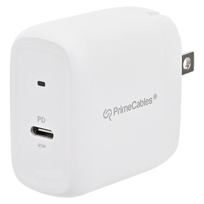 45W GaN USB-C PD Charger – Foldable Plug, UL Certified - PrimeCables®