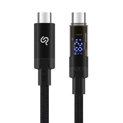 USB4 USB-C to USB-C Cable – LED Charging Indicator, 240W, 8K Video, 40Gbps (3ft)