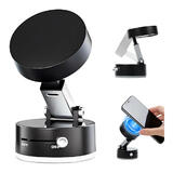 Vacuum Suction Phone Mount - Secure & Adjustable Holder for Phones - Black - PrimeCables®