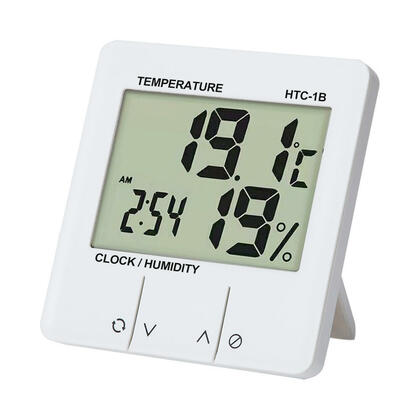 Electronic Temperature Humidity Meter Sensor Indoor Alarm Clock Thermometer - PrimeCables®