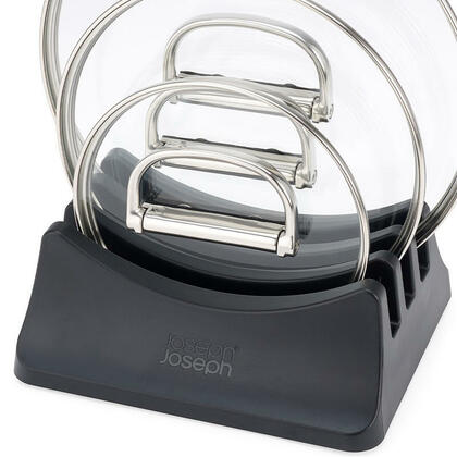 SPACE™ Pan Lid Storage Stand for 3 Pan Lids, Blue - Joseph Joseph
