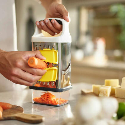 Multi-Grip™ Box Grater with Precision Food-Grip - Joseph Joseph