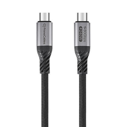 USB4 USB-C Cable - 80Gbps Data, 240W Fast Charging - 3ft - PrimeCables®