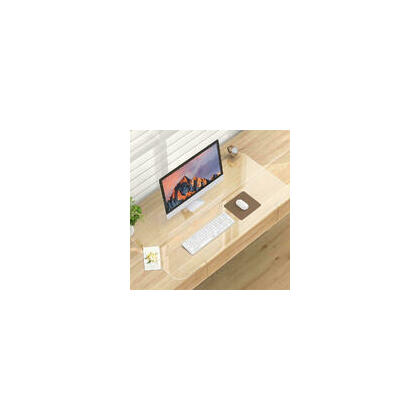 Transparent Desk Protector Mat Plastic PVC Desk Mat Pad - Moustache®