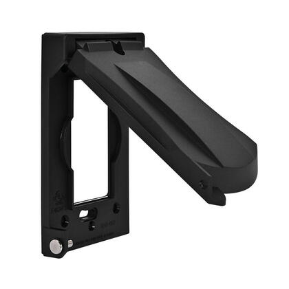 Heavy Duty Single Gang Outdoor Universal Flip Outlet Cover Weatherproof Enclosure, cUL PrimeCables®