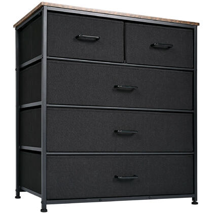 4-Tier Storage Drawer for Closet with 5 Fabric Drawers - SortWise
