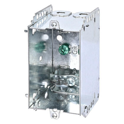3″ × 2″ × 2½″ D. Single Gang 12.5 cu.inch Rectangle Steel Device Box - PrimeCables®
