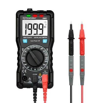 500V Manual Range Portable Multimeter, cETL Certified - PrimeCables®