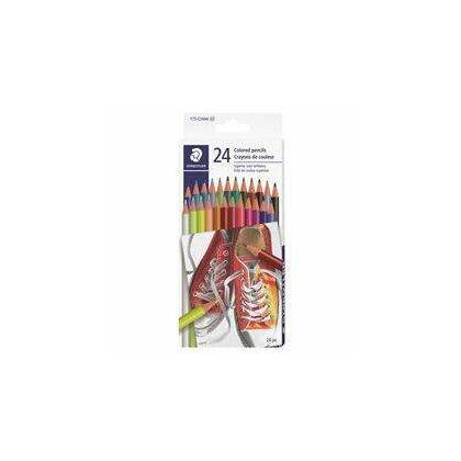 Staedtler® Colouring Pencils, Easy to Sharpen, Break-Resistant Leads, Pack of 24 840999