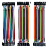 Multicolored Dupont Wire Kit for Arduino and Raspberry Pi 120pcs -20cm- PrimeCables®