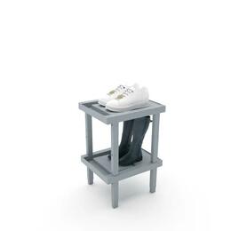 LOCKER ORGANIZER SHELF 2 Tier grey channels water with footwear RAKABOT Locker1 720x(1)