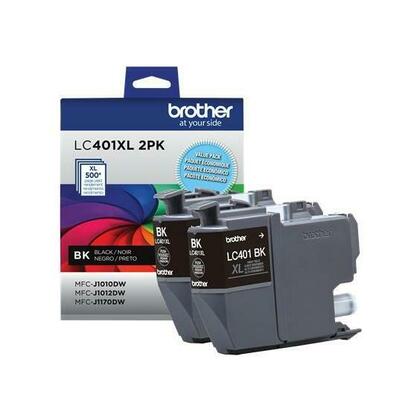 Brother LC401XL 2PKS Original Black Ink Cartridge High Yield