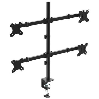 Quad-Monitor Steel Articulating Monitor Mount Suitable for 10–32" Screens - PrimeCables®