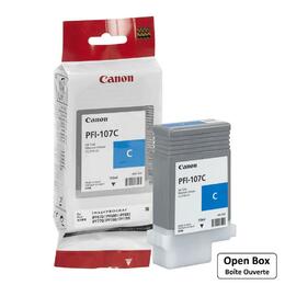 881d8 Canon PFI 107C OEM Openbox ImagePROGRAF iPF785 Canon PFI 107C OEM Cyan Ink Cartridge 6706B001AA Open box 