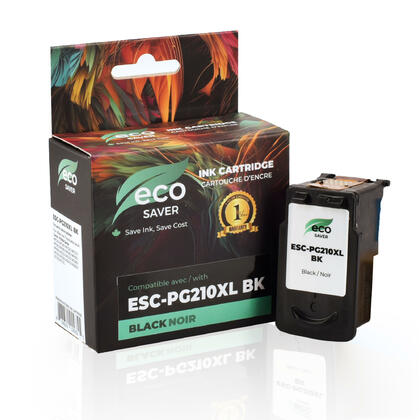 Canon PG-210XL cartouche d'encre remanufacturée noire haute capacité - Eco-Saver