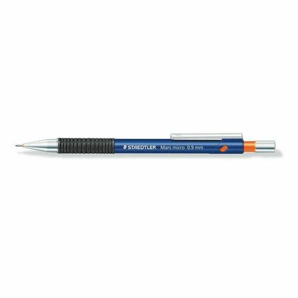 Staedtler® Mars® Micro 775 Porte-mine rechargeable avec gomme, corps bleu