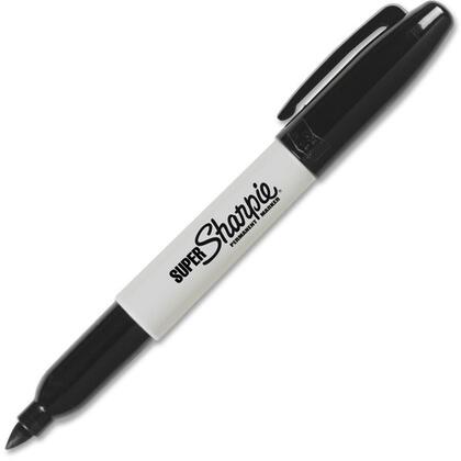 Sharpie® Super® Marqueurs permanents, pointe fine, encre noire