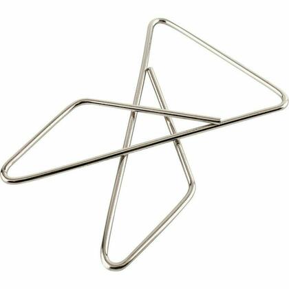 Acco® Ideal Serre-papiers papillon en métal, argent