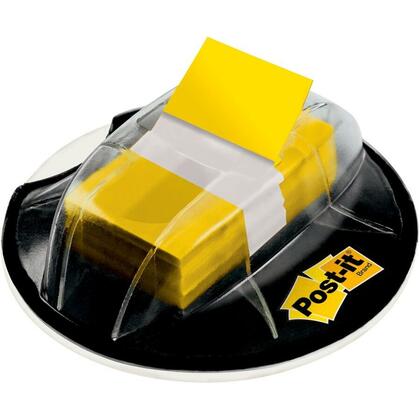 Post-it® Signets avec distributeur adhésif pour bureau, 1 po x 1,75 po, 200 signets / paquet