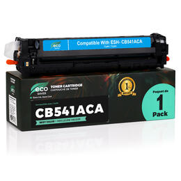 EcoBox CB541A EcoBox Color LaserJet CP1210 Remanufactured HP 125A CB541A Cyan Toner Cartridge Economical Box