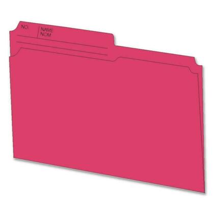 Hilroy® Dossiers suspendus recyclés à onglets supérieurs, format lettre, coupe 1/2, 100 / boîte