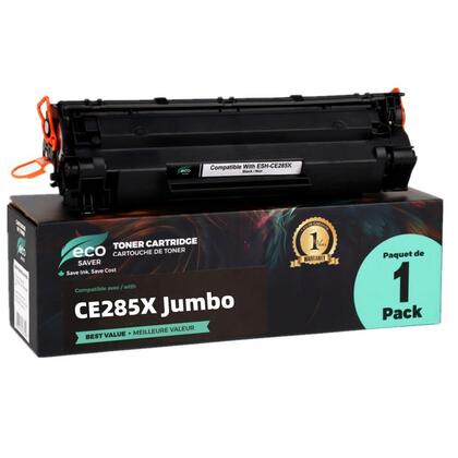 Compatible HP 85X CE285X cartouche de toner noire - Eco-Saver