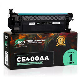 EcoBox CE400A 507A EcoBox LaserJet Enterprise 500 Color M551n Compatible HP 507A CE400A Black Toner Cartridge Economical Box