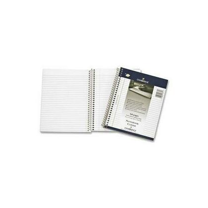Hilroy® Cambridge® Cahier à reliure spirale, 7,25" x 9,5", ligné large, 80 feuilles, dos rigide