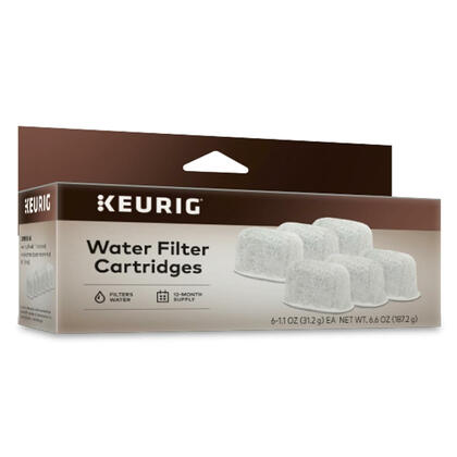 Les cafetières Keurig 2/6 cartouches de rechange pour filtre à eau - Keurig