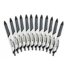 Moustache MOS GP172804 BOX Ballpoint Pens Gel Pens Retractable Gel Pens 0 7mm Tip Black 12 Box Moustache