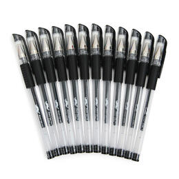 Moustache MOS GA108902 BOX Ballpoint Pens Gel Pens Gel Pens 0 7mm Tip Black 12 Box Moustache
